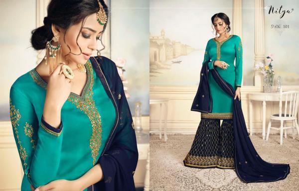 LT Fabrics Nitya Sharara Special 101-108 Series 