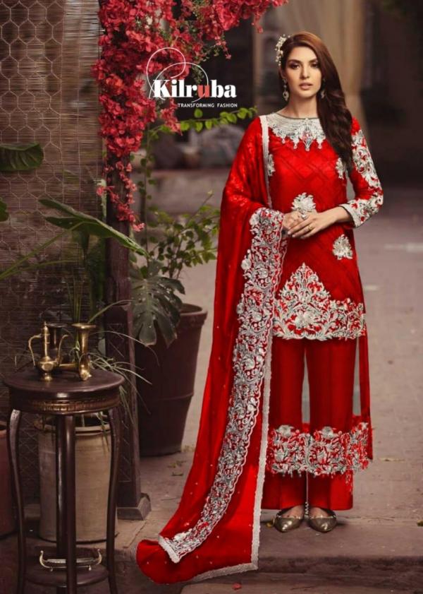 Kilruba Jannat Luxury Art 2002 Red Color 