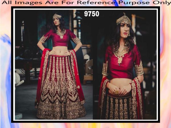 Bridal Wear Lehenga 9750 