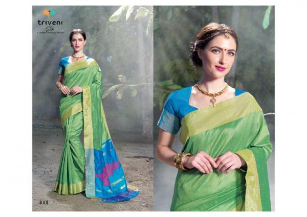 Triveni Saree Assam Silk 4001 4008 Series 