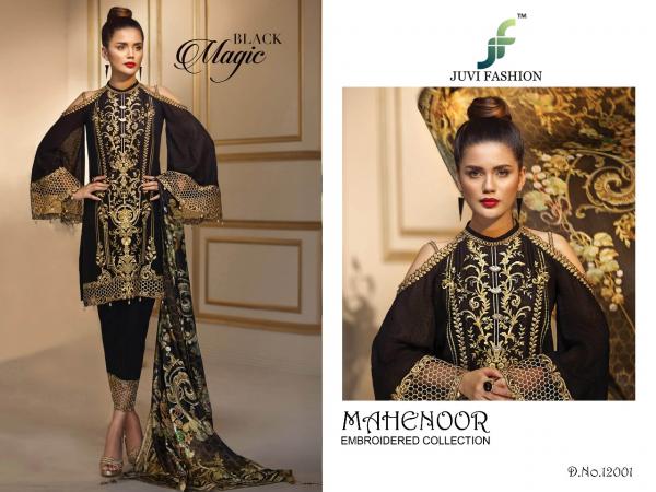 Juvi Fashion Mahenoor Embroidered Collection 12001 12004 Series 