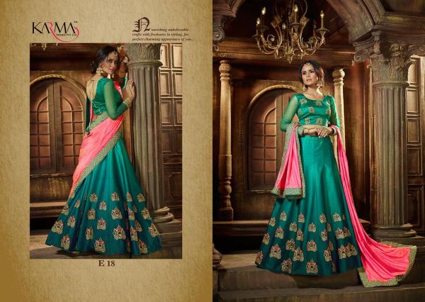 Karma Trendz Lehenga Choli E 18 E 23 Series 