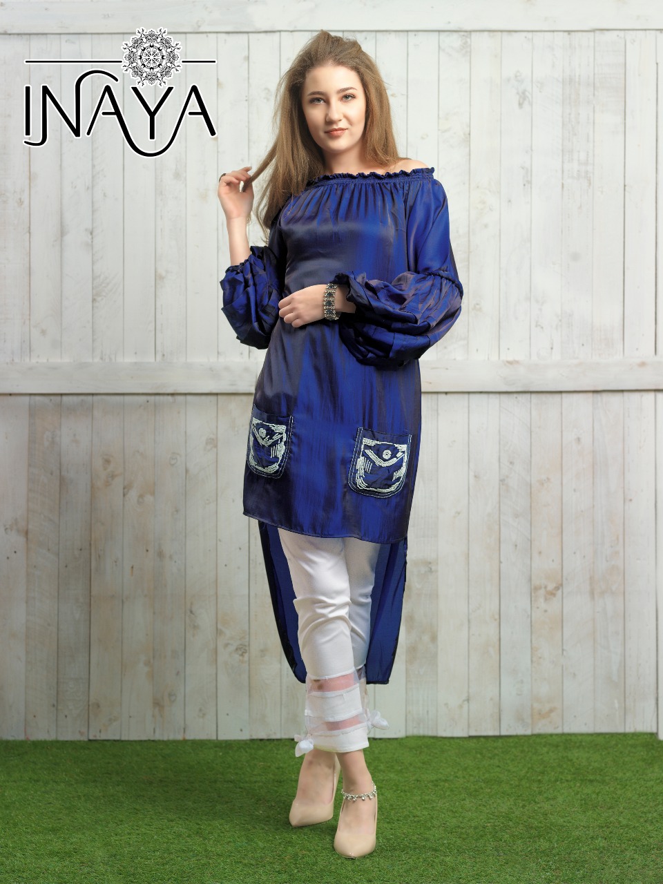 Inaya By Studio Libas Luxury Pret Collection Navy Blue