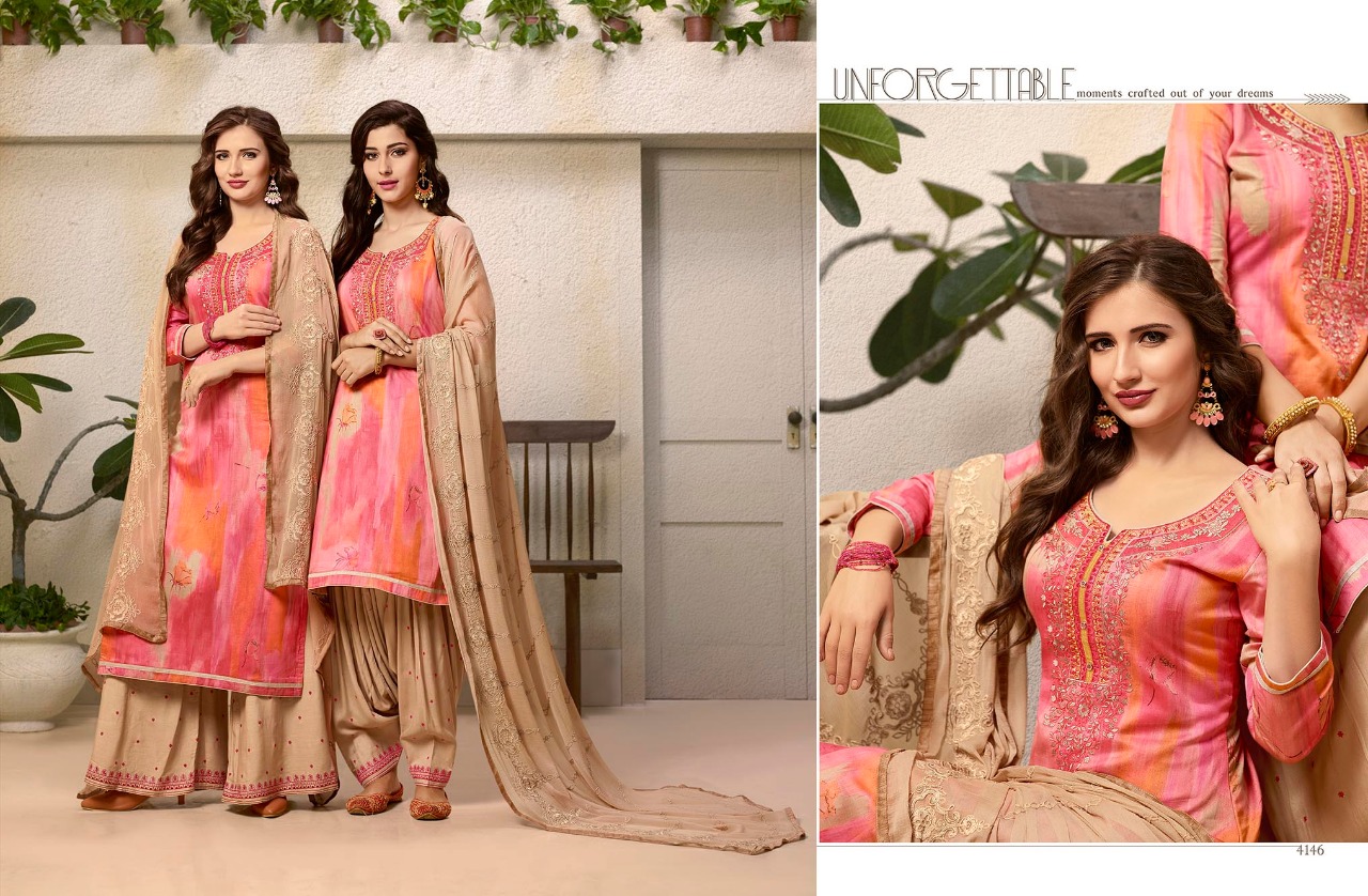 Kessi Fabrics Colour's By Patiala House 4146