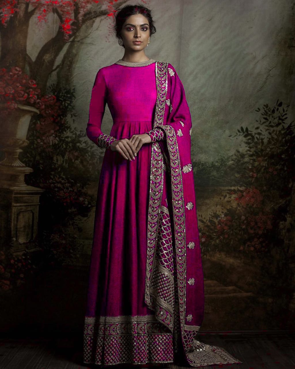 Designer Traditional Anarkali Suits 111 Pink